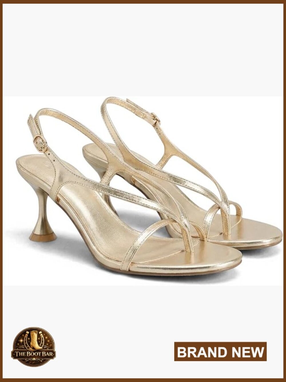 Kitten Heel Slingback Sandals Ankle Strap Dressy Flip Flop Thong Heels 2.85in